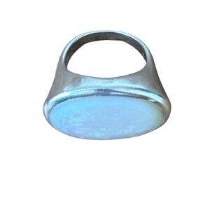 Large Oval MOP (Mother of Pearl) Ring